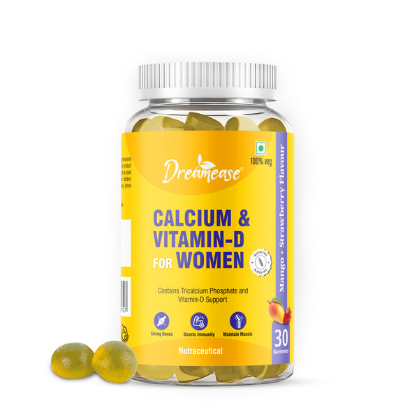 Dreamease Calcium & Vitamin D Gummies For Women