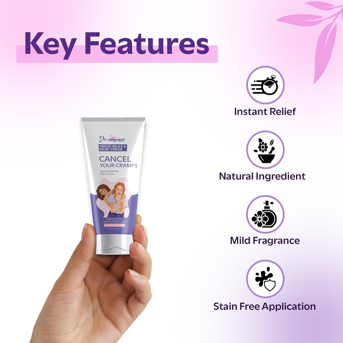 Dreamease Instant Period Pain Relief Cream