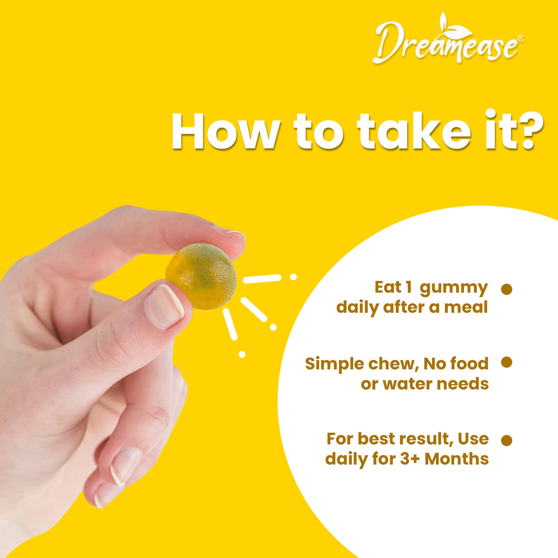 Dreamease Calcium & Vitamin D Gummies For Women