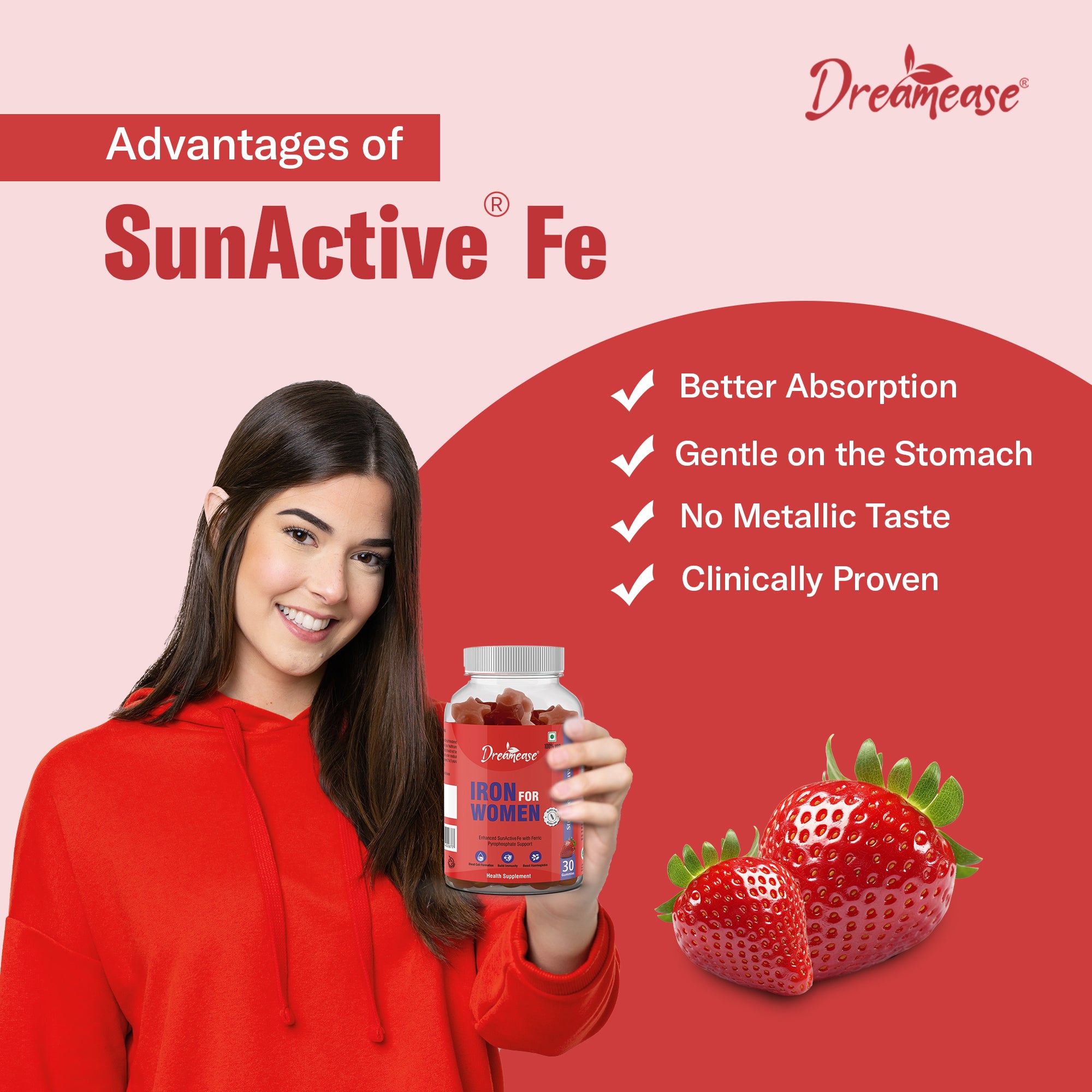 Dreamease Iron Gummies