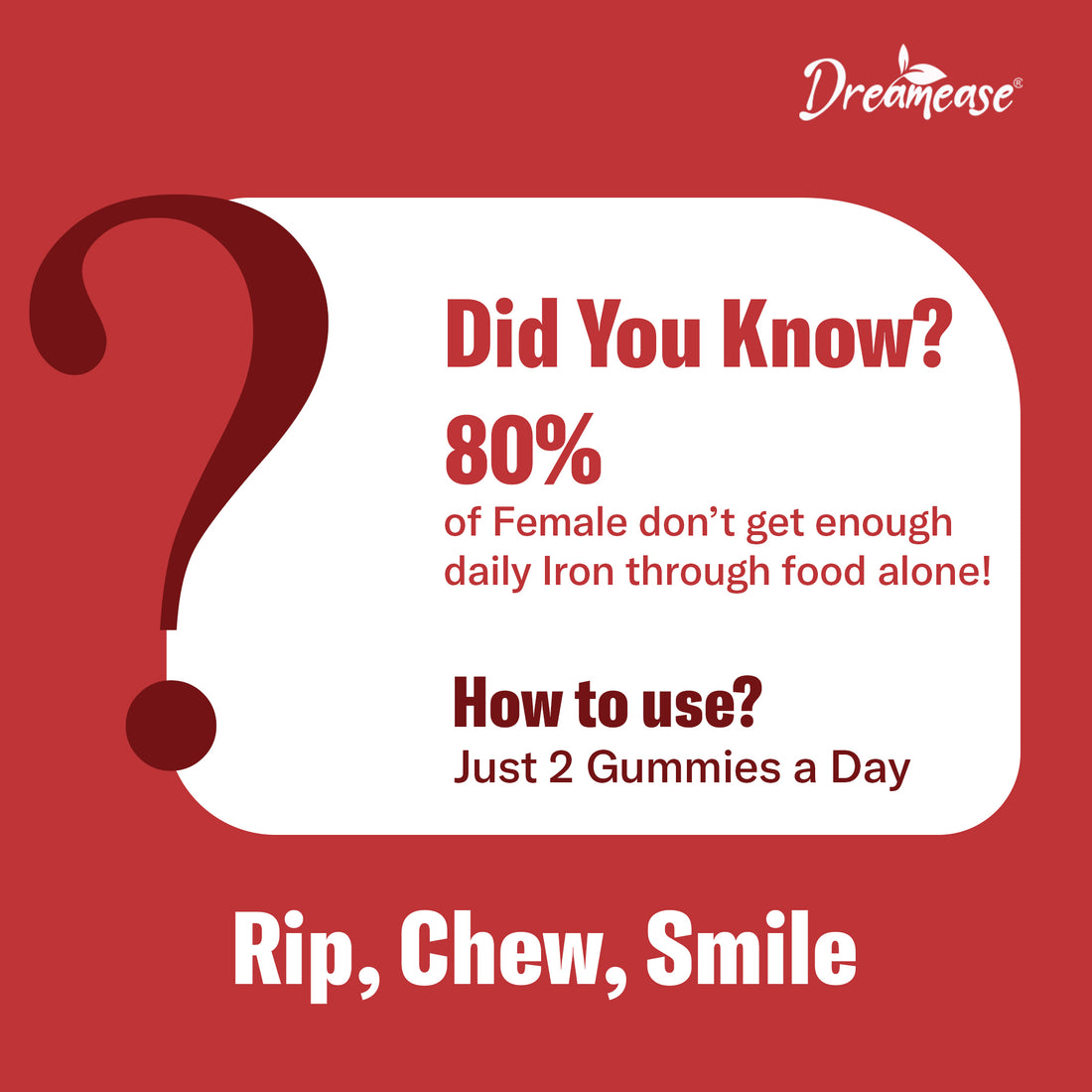 Dreamease Iron Gummies