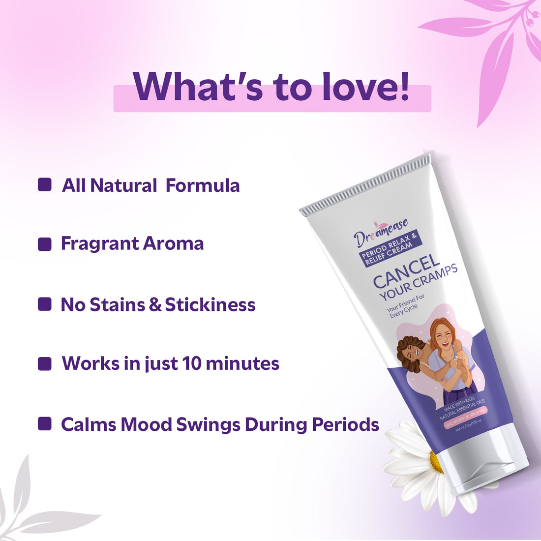 Dreamease Instant Period Pain Relief Cream