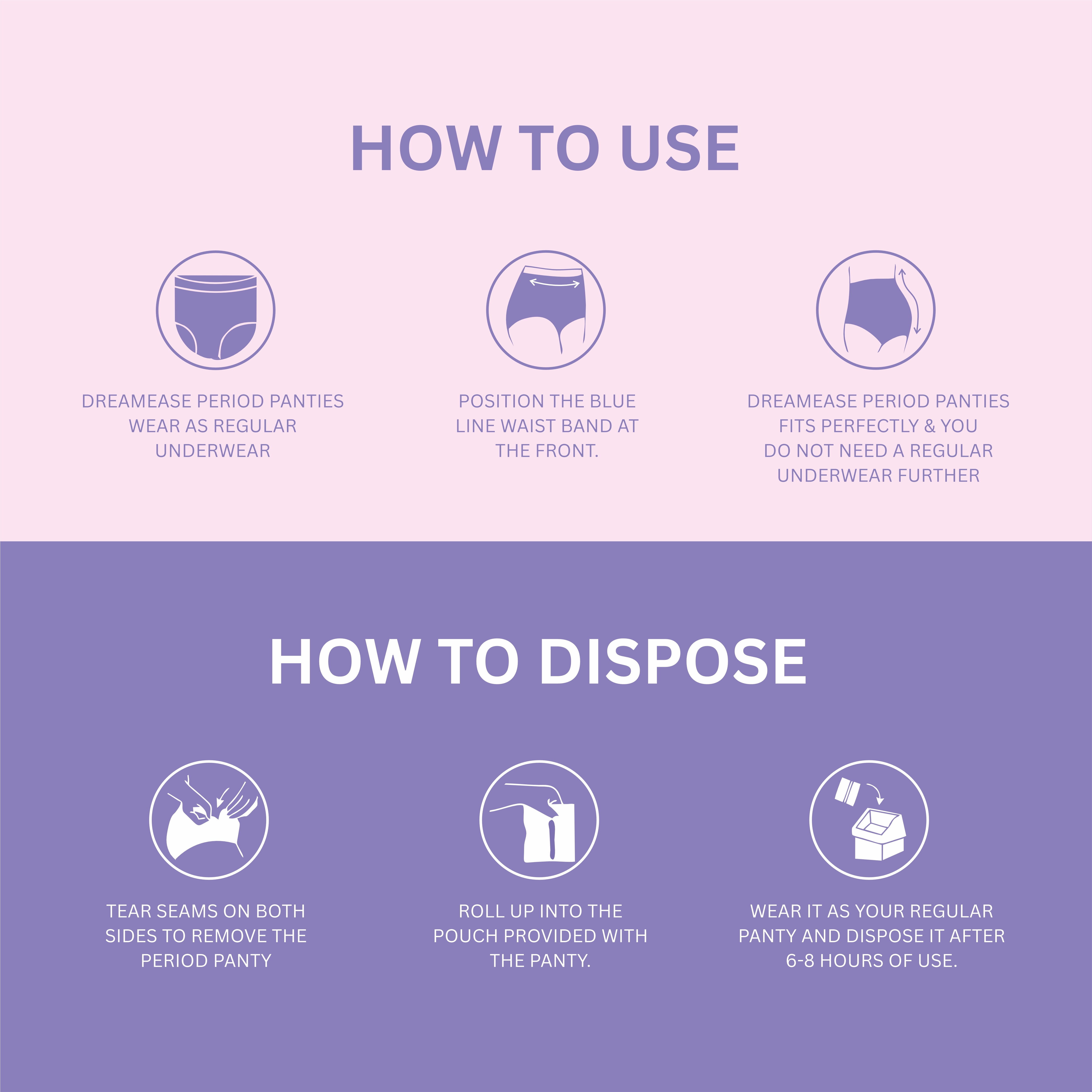 Disposable Period panty | Pack of 5