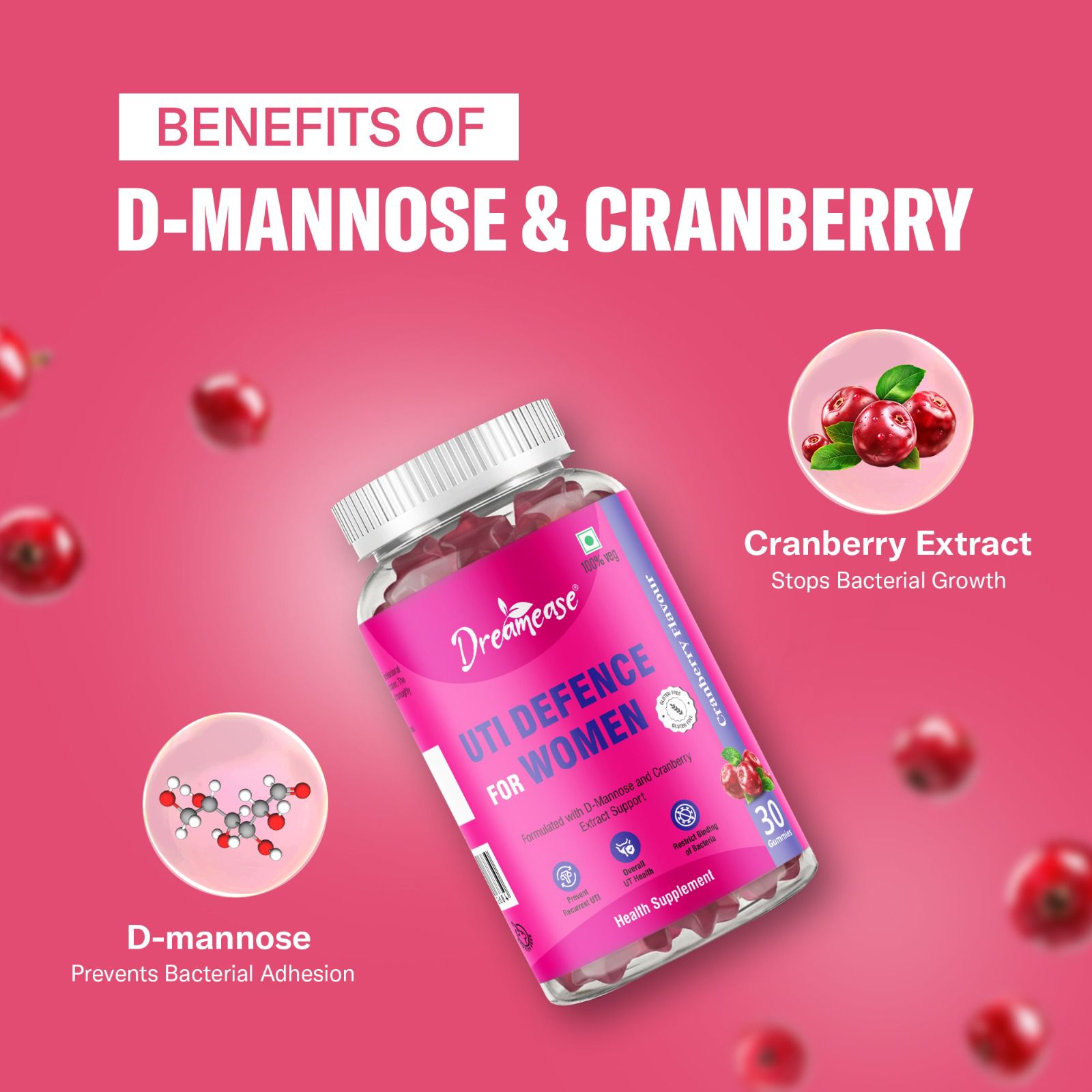 Dreamease UTI Defence Gummies