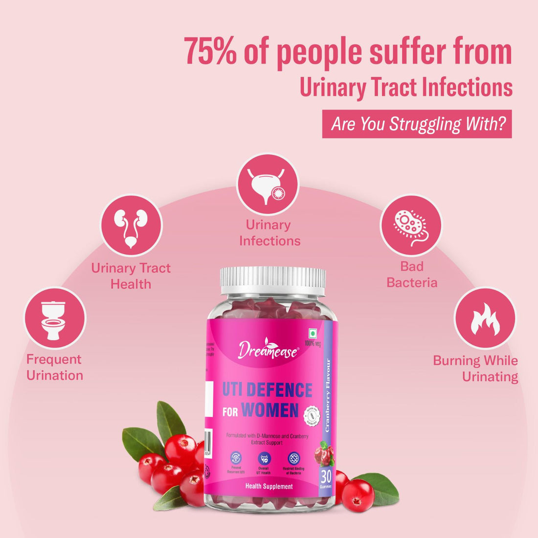 Dreamease UTI Defence Gummies