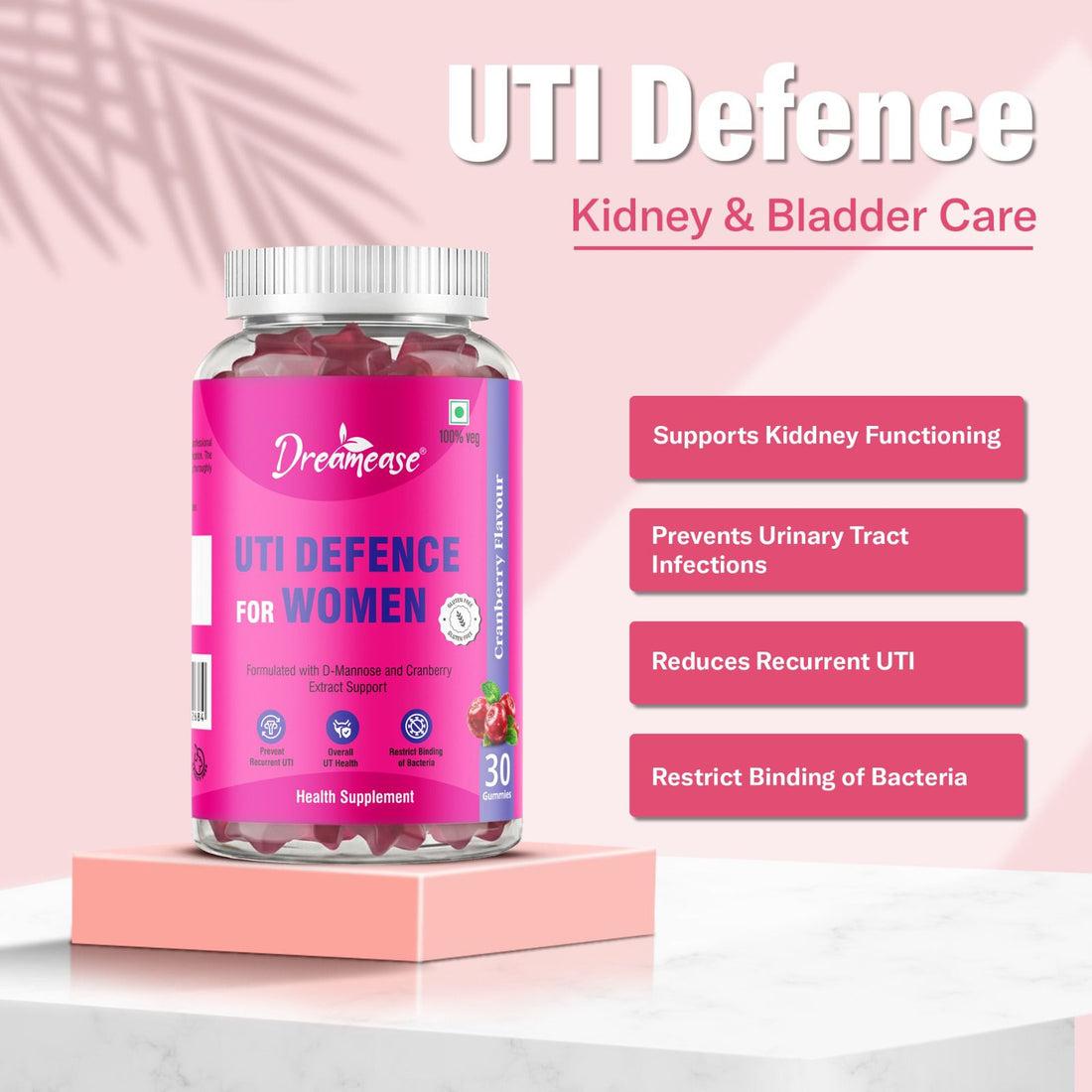 Dreamease UTI Defence Gummies