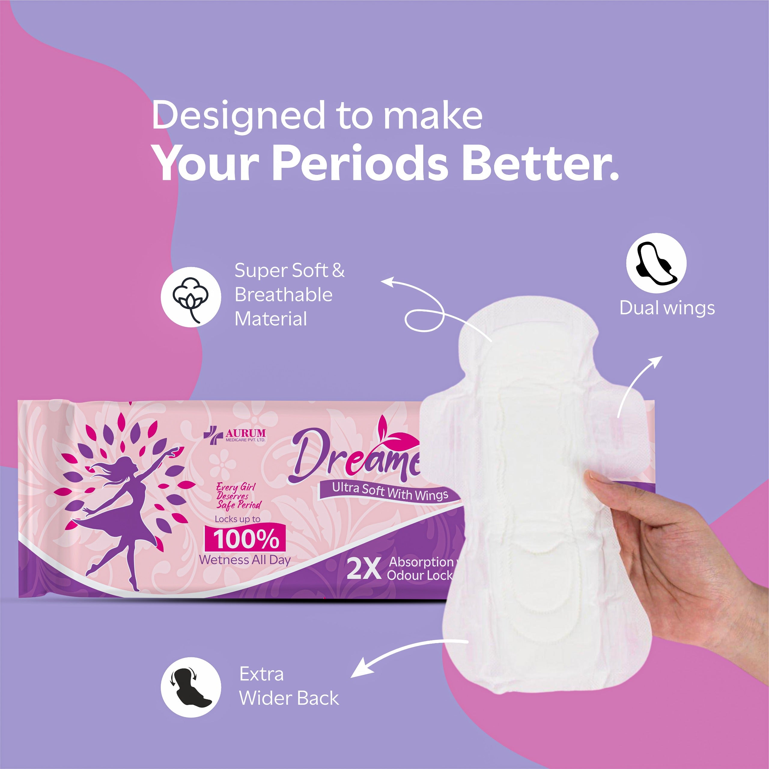 Sanitary Pads | Pack of 6