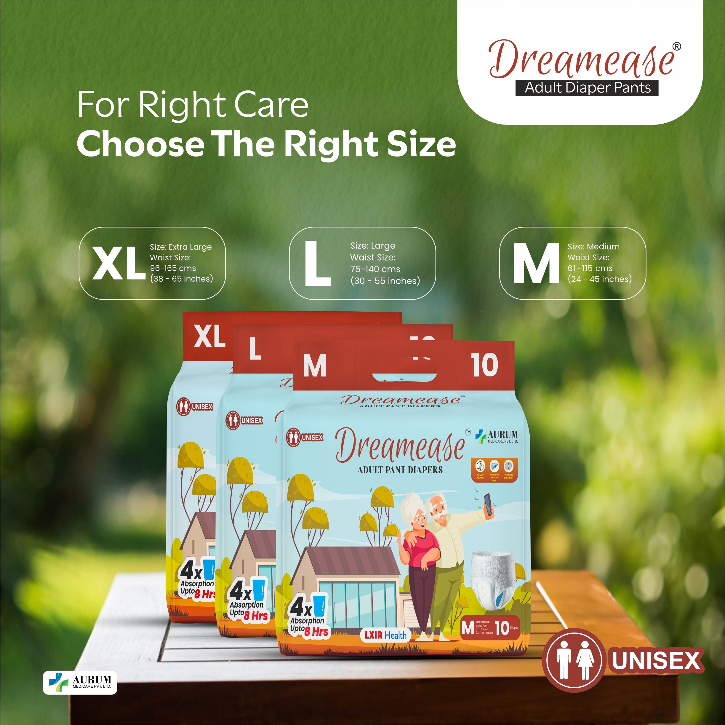 Adult Diaper | Pant Style |Leak-Proof, Advanced absorption Technology, Comfortable | Pack of 10