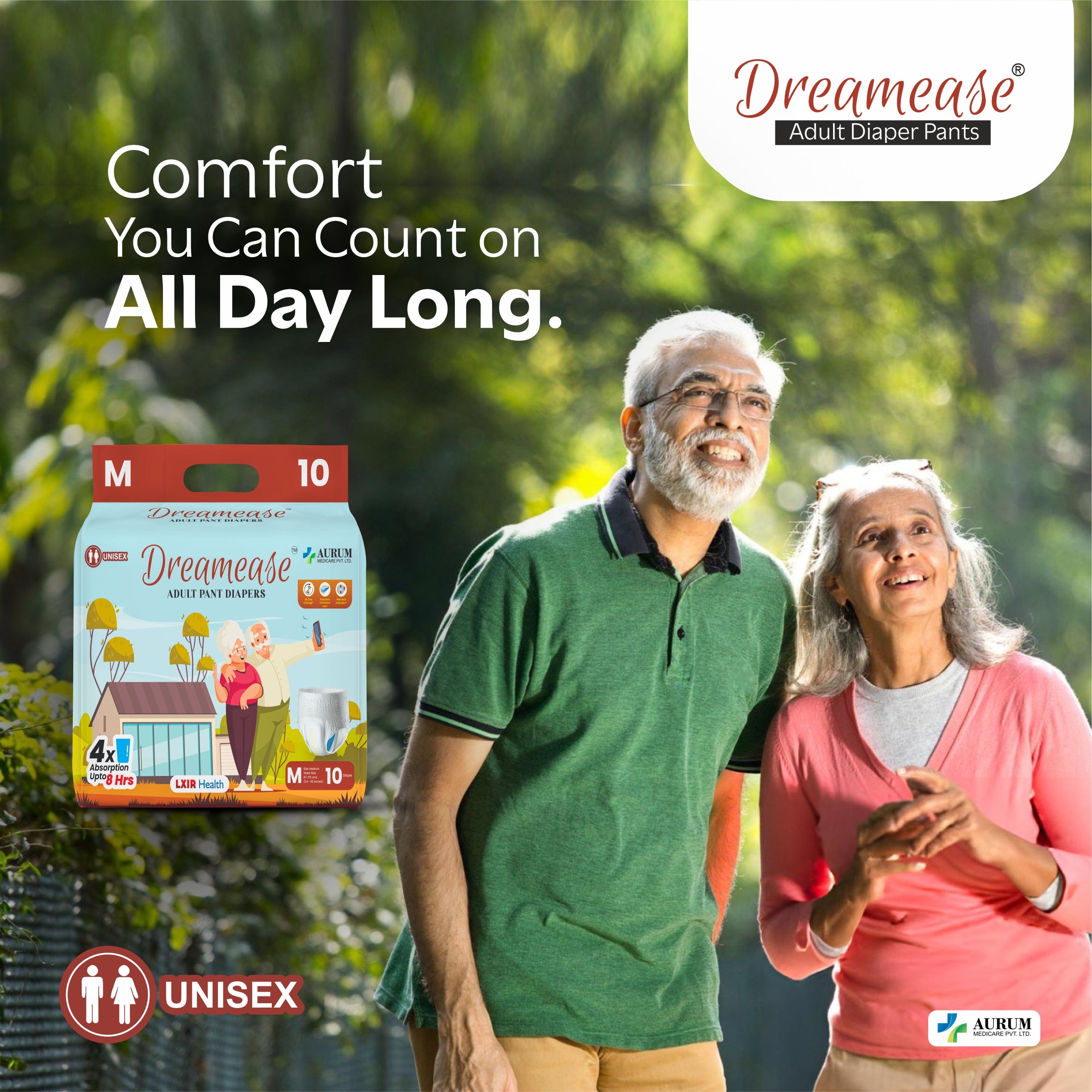 Adult Diaper | Pant Style |Leak-Proof, Advanced absorption Technology, Comfortable | Pack of 10