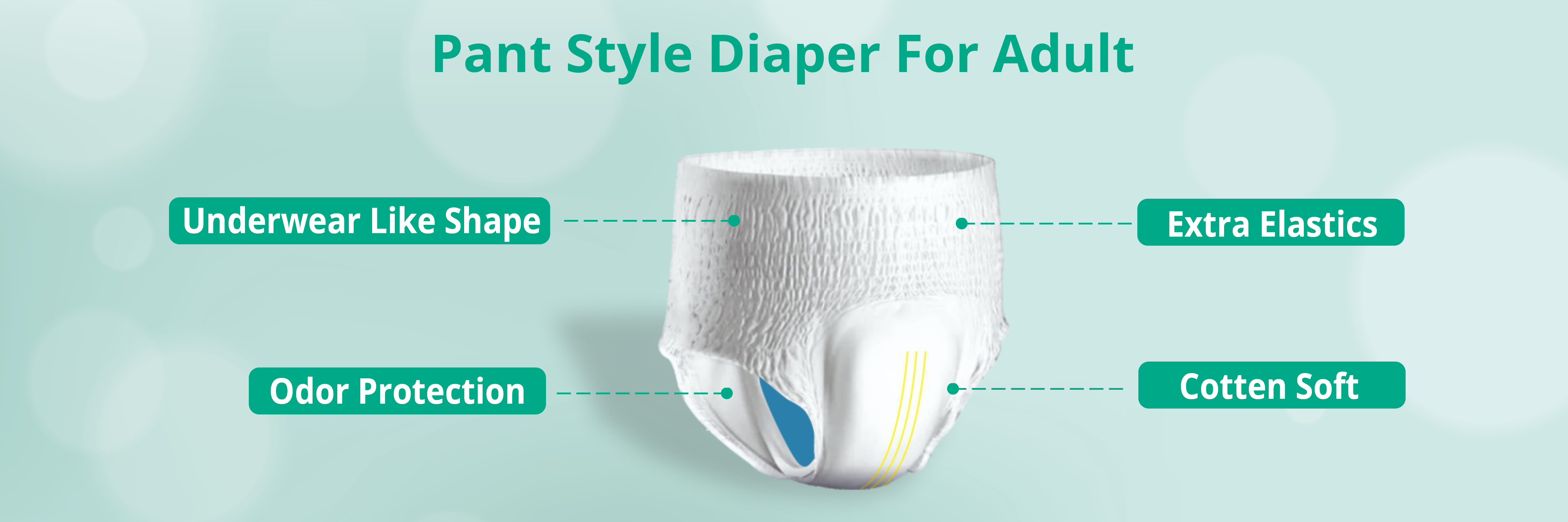 dreamease adult diaper panty style underwear